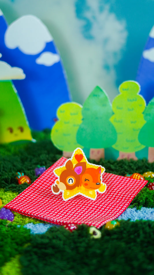 fawna x deery-lou Sticker