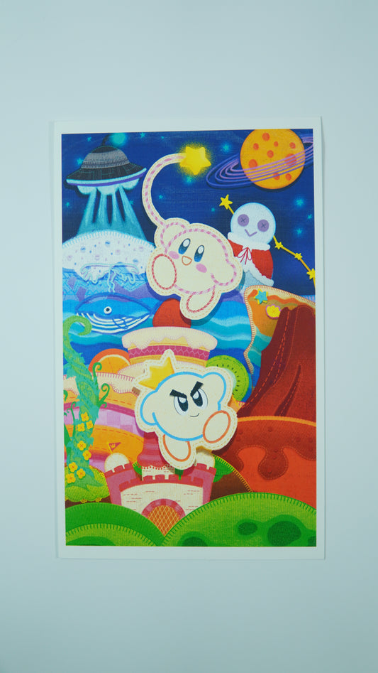 Kirby Yarn 8x14 Print
