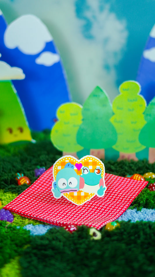 lily x hangyodon sticker