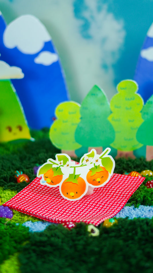 persimmons on the vine sticker