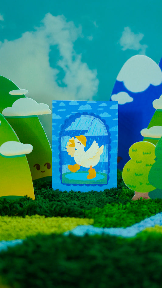 Rain Goose Postcard 4x6