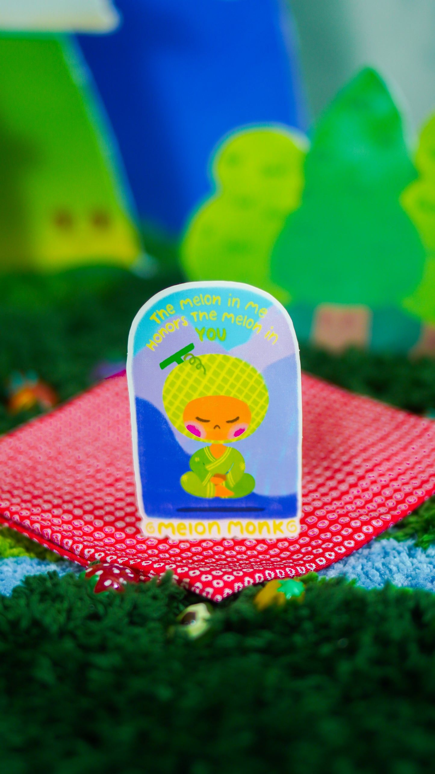 melon monk sticker
