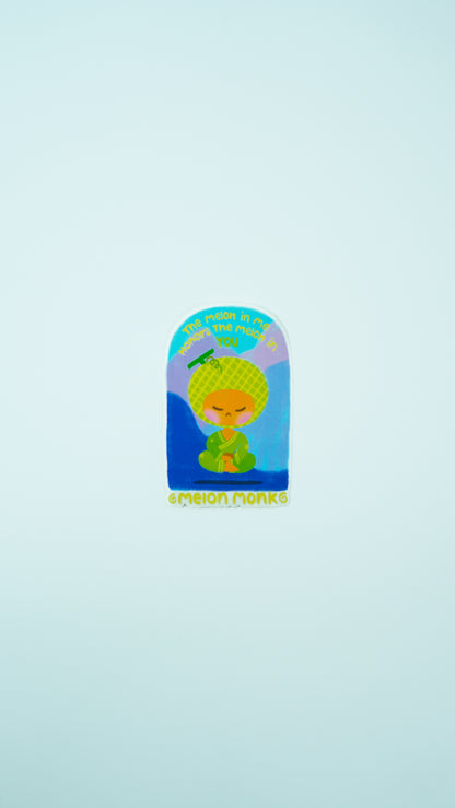 melon monk sticker