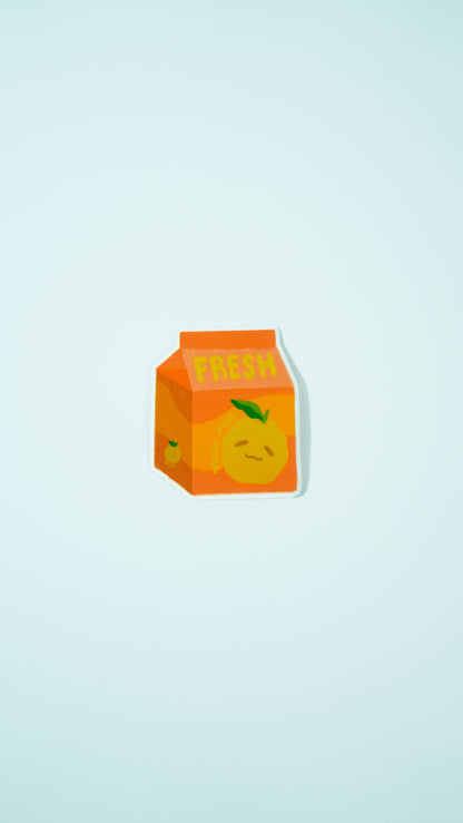 yuzu milk sticker