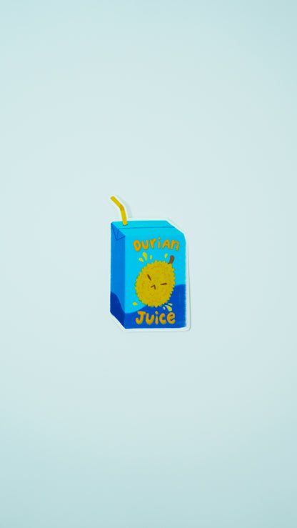 durian juice sticker