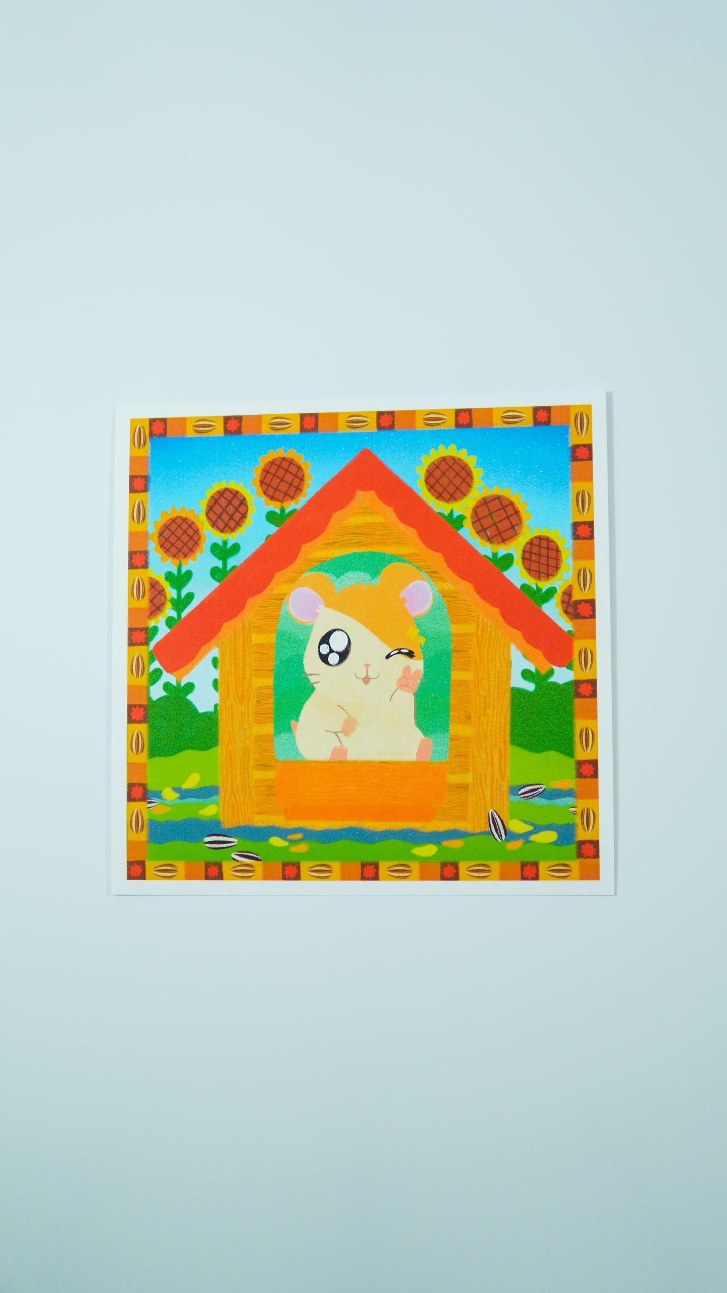 Hamtaro 8x8 Print