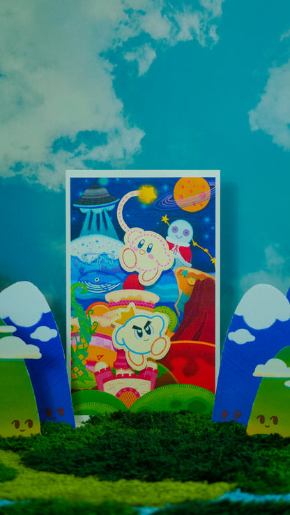 Kirby Yarn 8x14 Print