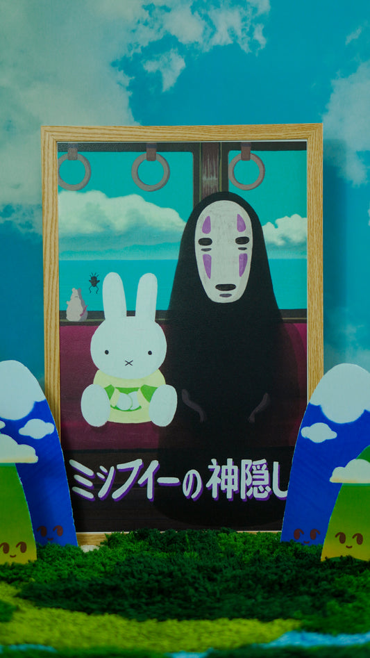 Bunny Train 11x17 Poster