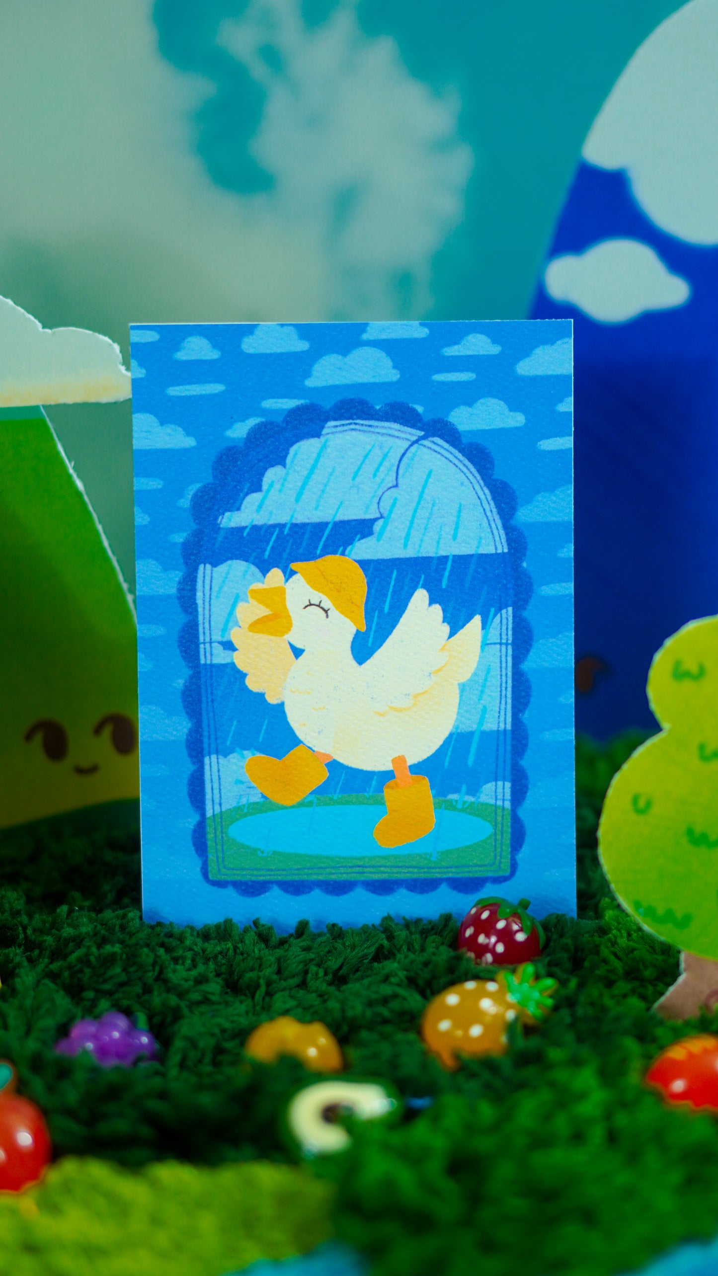 Rain Goose Postcard 4x6