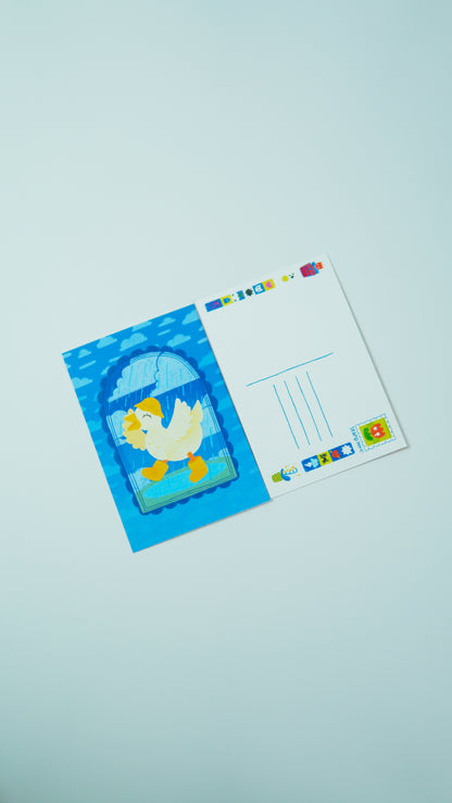 Rain Goose Postcard 4x6