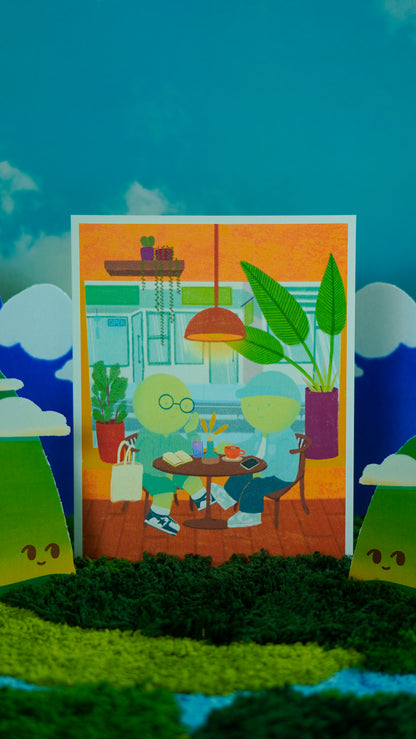 Smiski 8x11 Print