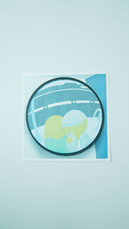 Smiski 8x8 Print